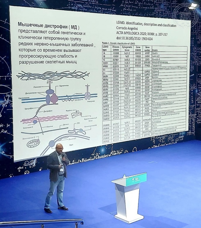 Заведующий кафедрой патологической анатомии СЗГМУ имени И.И. Мечникова Р.В. Деев сообщил о передовых разработках на саммите биотехнологов в Сириусе